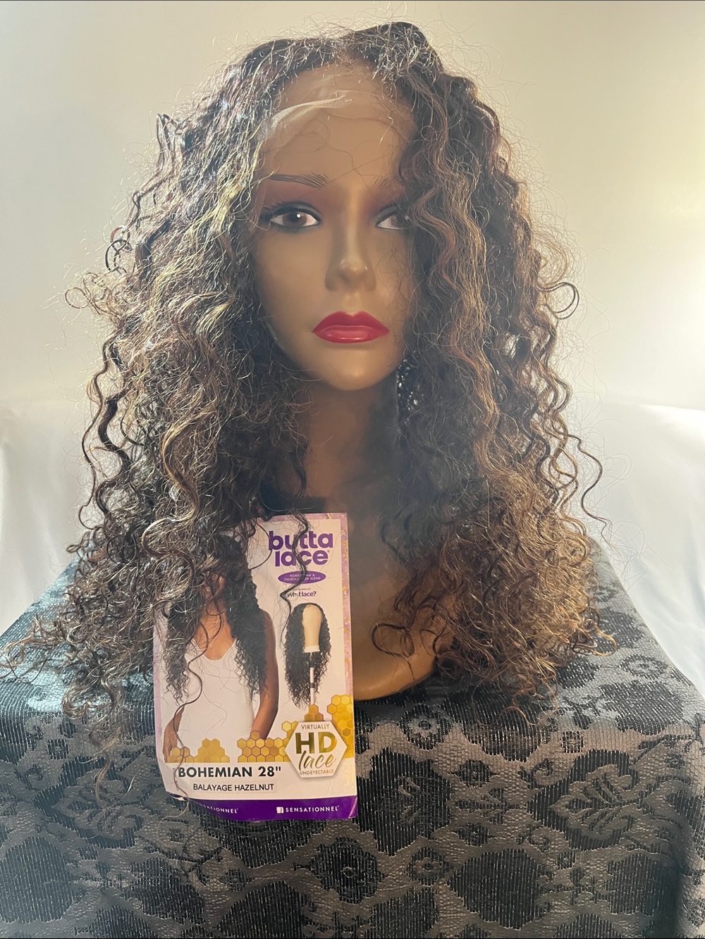 Bohemian 28" Wig - Balayage Hazelnut (Brown)